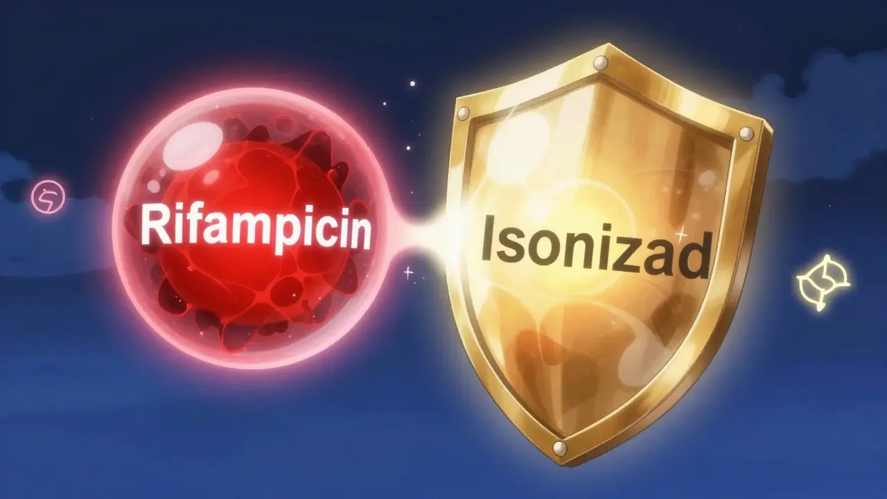 Two magical orbs merging into a protective shield